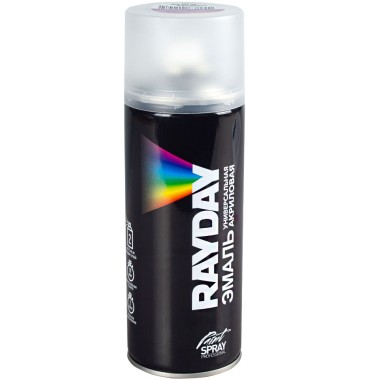 Эмаль акриловая аэрозольная универсальная 520 мл RD-075 Rayday полуматовая лиловая — Городок мастеров