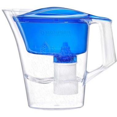 Фильтр-кувшин для воды Барьер &quot;Танго&quot; 2,5 л синий с узором В291Р00 — Городок мастеров