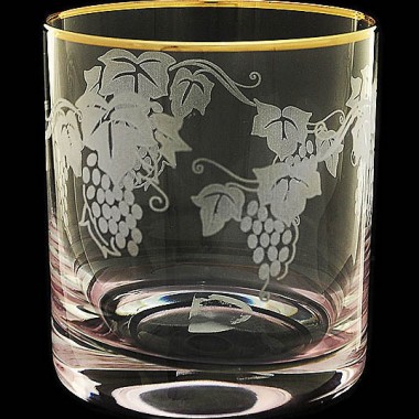 Набор стаканов Розовая лоза для виски 280мл 6шт — Городок мастеров