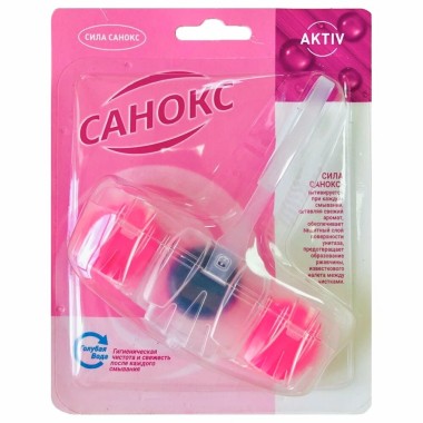 Подвеска д/унитаза Санокс 40гр Color Fresh фруктовый — Городок мастеров