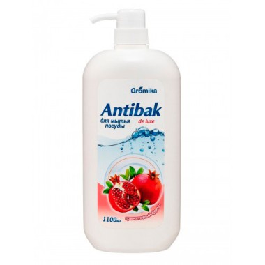Средство для мытья посуды Aromika &quot;Antibak De Luxe Гранатовый фреш&quot; 1100 мл с дозатором — Городок мастеров