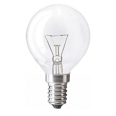 Лампа накаливания Philips P45 60W E14 CLминьон шарик прозрачная ЛОН Р45 60W CL E14 — Городок мастеров