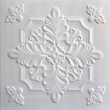 Плита потолочная Солид белая Версаль 2065 — Городок мастеров