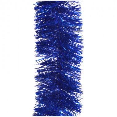 Мишура новогодняя Морозко &quot;Праздничная&quot; голографическая d=5 см 2 м цвет синий — Городок мастеров