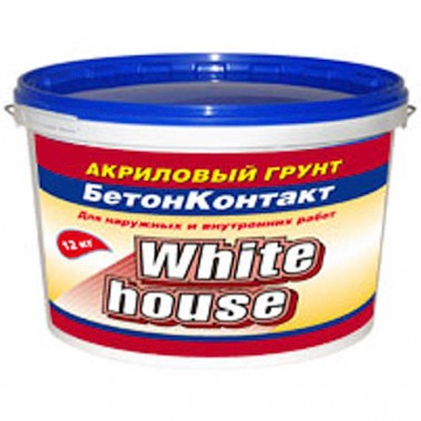 Грунтовка White House Бетонконтакт 12 кг — Городок мастеров