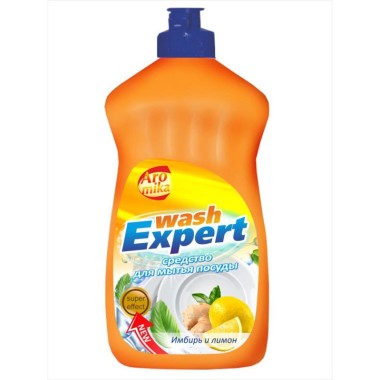 Гель для мытья посуды Aromika &quot;Wash Expert Имбирь и лимон&quot; 500 мл — Городок мастеров