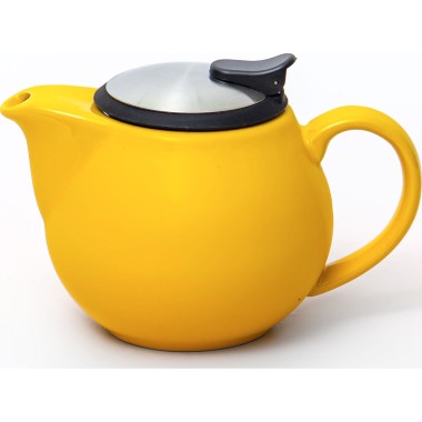 Чайник заварочный Феличита 700мл с фильтром глянц желтый — Городок мастеров