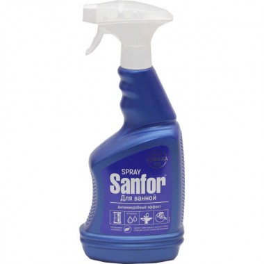 Чистящее средство для ванной комнаты Sanfor спрей 750 мл — Городок мастеров
