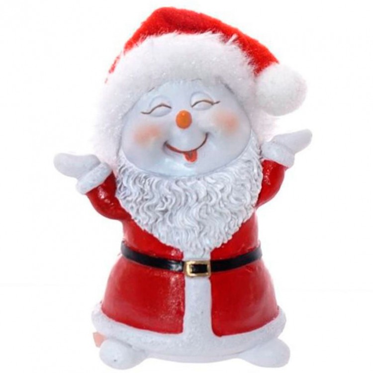 Santa l. Фигурка декоративная "Санта". Фигурка декоративная "Санта", l17 w13,5 h18,5 см. Фигурка Санта, стекло, 10 см.