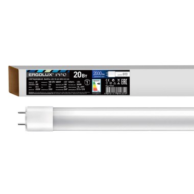 Лампа светодиод LED 20W G13 6500K T8 1200мм — Городок мастеров