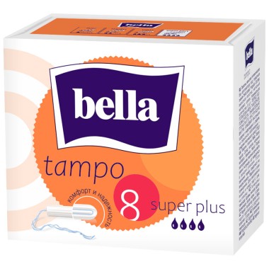 Тампоны Bella Super Plus 8шт — Городок мастеров