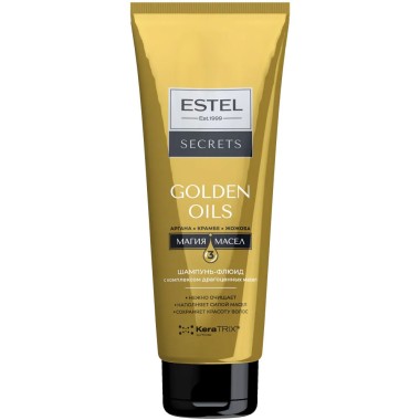 Шампунь Estel 250мл Secrets Golden Oils с комплексом драгоценных масел — Городок мастеров