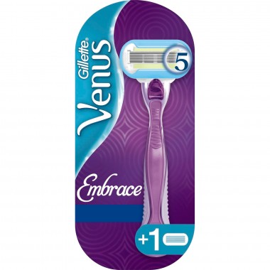 Станок для бритья женский Gillette Venus Embrace + 1 кассета 5 лезвий — Городок мастеров
