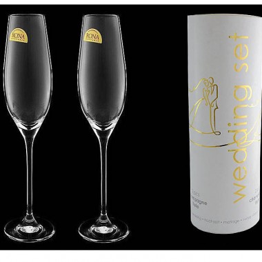 Набор бокалов для шампанского 210 мл Rona Tubus &quot;Sparkling set&quot; 2 шт — Городок мастеров