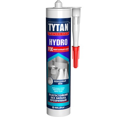 Клей монтажный Tytan Hydro Fix акрилатный прозрачный 310 мл — Городок мастеров