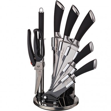 Набор кухонных ножей 8 предметов Agness на подставке 911-500 — Городок мастеров