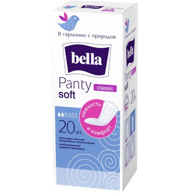 Прокладки ежедневные Bella Panty Soft Classic 20 шт — Городок мастеров