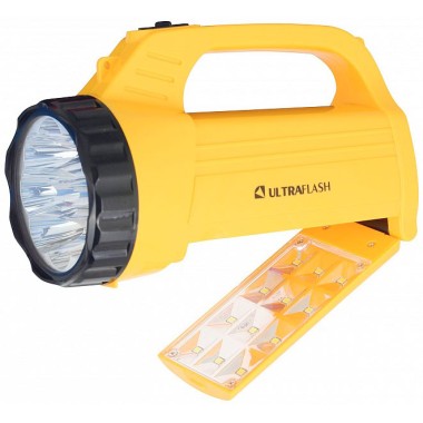 Фонарь Ultraflash LED3819CSM 2 реж желтый — Городок мастеров