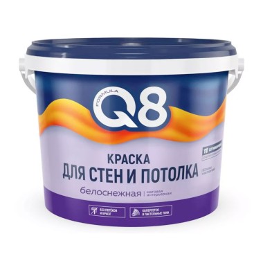 Краска ВД  Formula для потолков 4,5 кг акриловая(1) — Городок мастеров