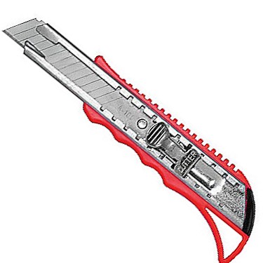 Нож 18 мм выдвижное лезвие усиленный — Городок мастеров