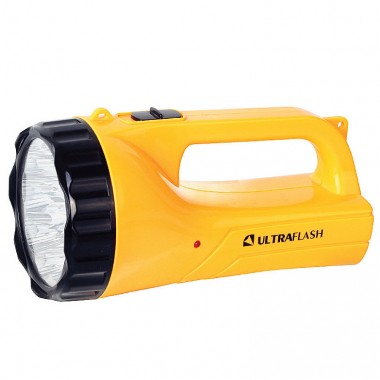 Фонарь Ultraflash LED3816SM аккум 220В 9LED желтый — Городок мастеров