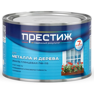 Эмаль ПФ-115 Престиж белая 0.4 кг — Городок мастеров