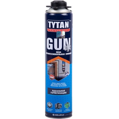 Пена монтажная Tytan Professional Gun 750мл зимняя под пистолет — Городок мастеров