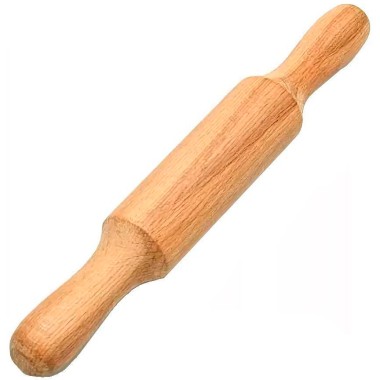Скалка деревянная бук 30 см — Городок мастеров