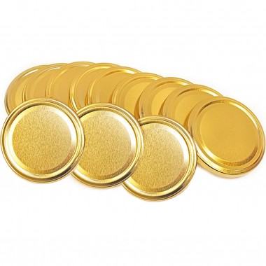 Набор крышек для консервирования ТО-66 цвет золото 12 шт — Городок мастеров