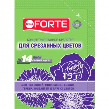 Удобрение жидкое &quot;Для срезанных цветов&quot; 15 гр Bona Forte — Городок мастеров