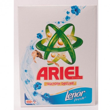 Стиральный порошок для белых тканей Ariel &quot;Lenor fresh&quot; 450 г автомат — Городок мастеров
