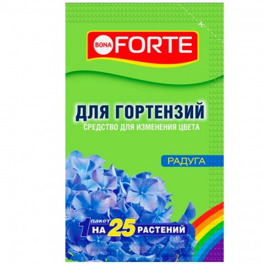Средство для изменения цвета гортензий &quot;Радуга&quot; 100 г Bona Forte — Городок мастеров