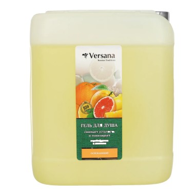 Гель для душа Versana &quot;Освежающий&quot; 5 литров с грейпфрутом и лимоном — Городок мастеров
