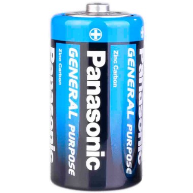 Батарейка R14С Panasonic General Purpose 1шт — Городок мастеров