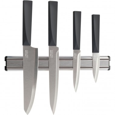 Набор ножей кухонных Rondell Baselard на магнитном держателе RD-1160 — Городок мастеров