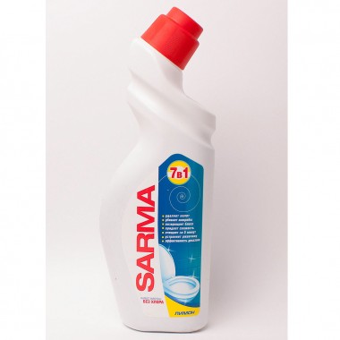 Чистящее средство Сарма 750мл гель для сантехники Лимон — Городок мастеров