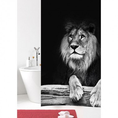 Штора для ванной комнаты 180х200 см Bacchetta &quot;Lion&quot; полиэстер с пропиткой — Городок мастеров