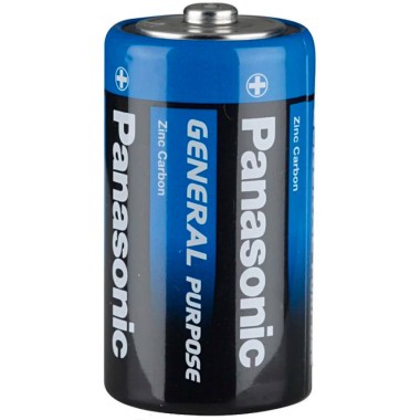 Батарейка R20D Panasonic General Purpose 1шт — Городок мастеров