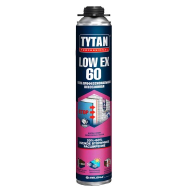 Пена монтажная профи Tytan Professional Low Expansion 60 750мл — Городок мастеров