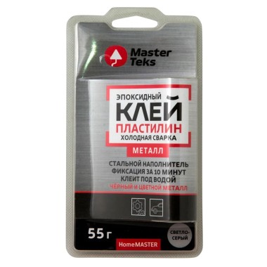 Клей холодная сварка д/металла 55г (1/18) — Городок мастеров