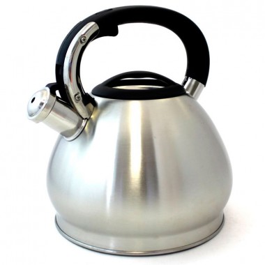 Чайник из нержавеющей стали 3,7 литра Hoffmann со свистком HM 5574 — Городок мастеров