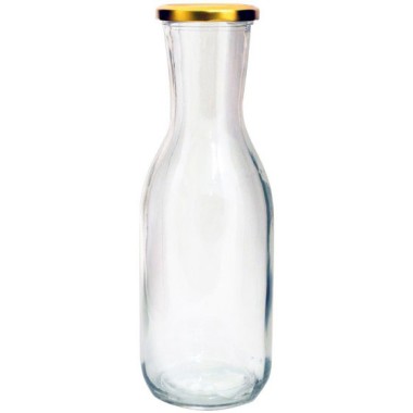 Бутылка стеклянная 1 литр с крышкой ТО-66 &quot;Вино&quot; твист офф — Городок мастеров