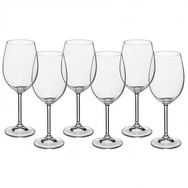 Набор бокалов для красного вина 450 мл Crystalite Bohemia &quot;Gastro&quot; 6 шт 21060 — Городок мастеров