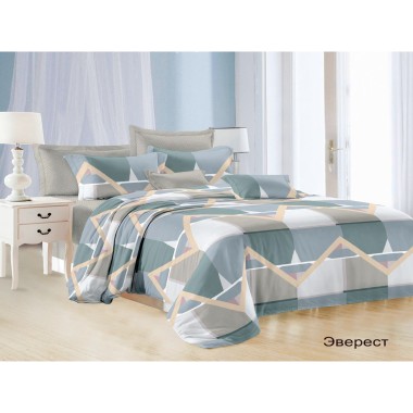 КПБ 2сп МАКО Сатин 70х70 Satin collection Эверест — Городок мастеров