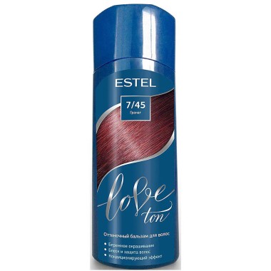 Краска для волос Estel Love Ton Оттеночный бальзам 7/45 Гранат — Городок мастеров