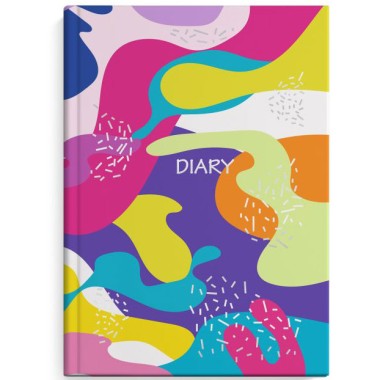 Ежедневник недат Diary Яркие краски 80л А5 — Городок мастеров