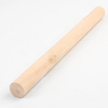 Скалка деревянная береза 30 см 2401 — Городок мастеров