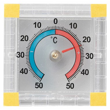 Термометр оконный Биметаллический квадр — Городок мастеров