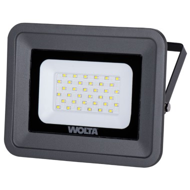 Прожектор Wolta 30W 5500К 2550Лм серый IP65 — Городок мастеров