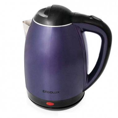 Чайник электрический 1,8 литра из нержавеющей стали Ergolux ELX-KS02-C49 — Городок мастеров